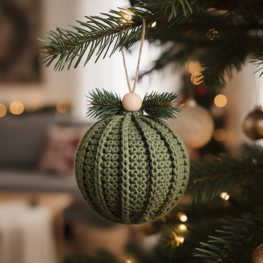 Christbaumkugel Deutsche Häkelanleitung