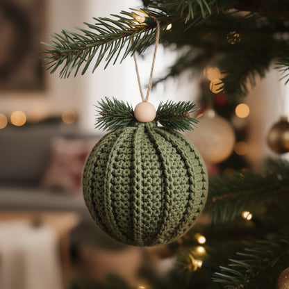 Christbaumkugel Deutsche Häkelanleitung