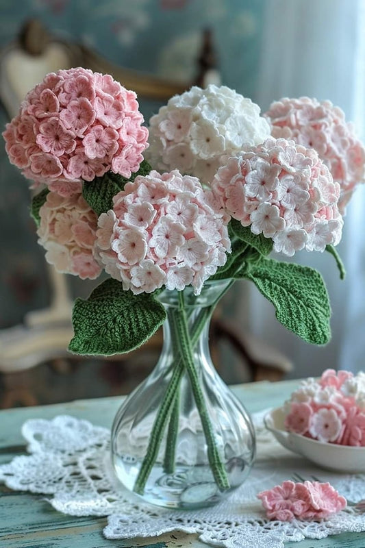 Hortensie Häkelanleitung