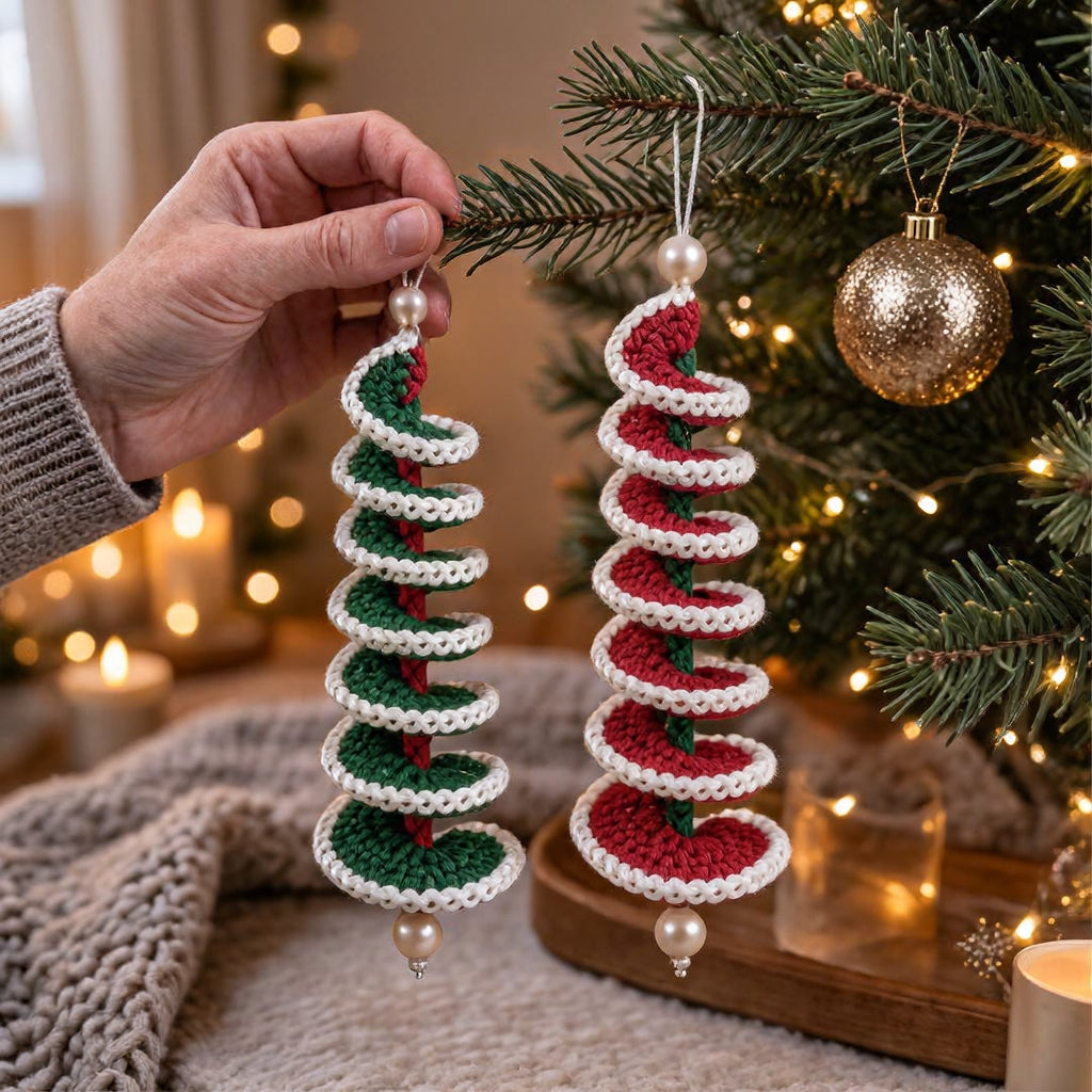Häkle deinen eigenen bunten Weihnachts-Spinner